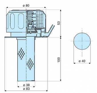 Заливная горловина TM 178 GS100