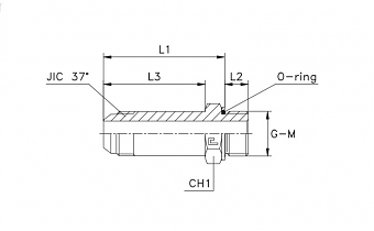 TN92GG-JIC 7/8"R3/4" L-78,5
